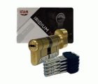 CILINDRO IRIDIUM M IRMP3030L - 30 x 30 - LATÓN - LEVA LARGA CON POMO